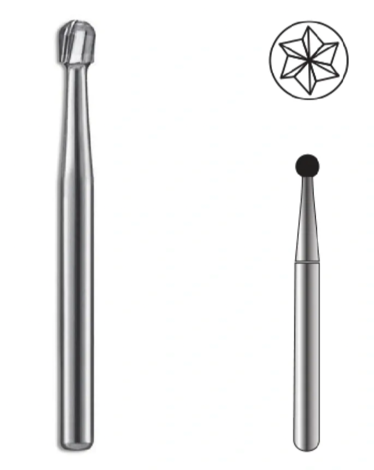 Round Carbide Bur FG 5 by Spring Health Products